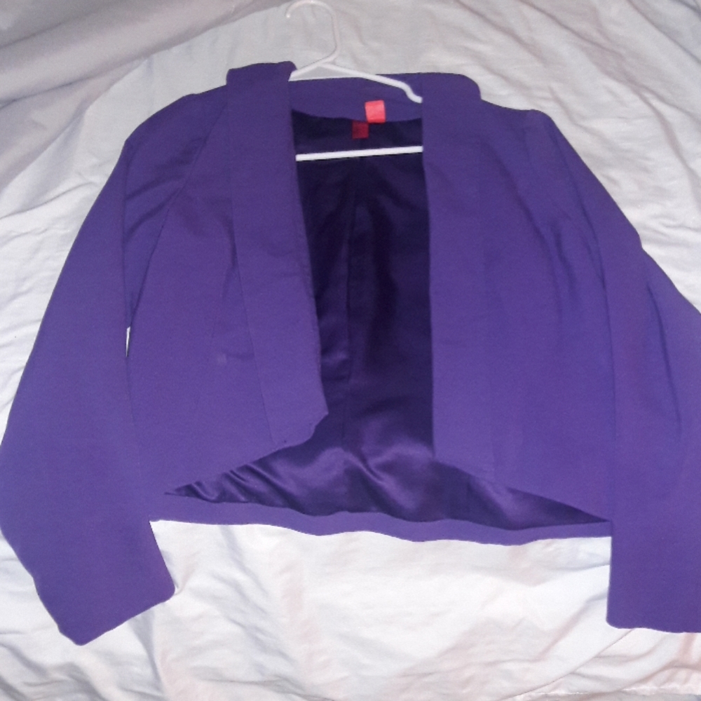 Purple Blazer Size S - Picture 2 of 3